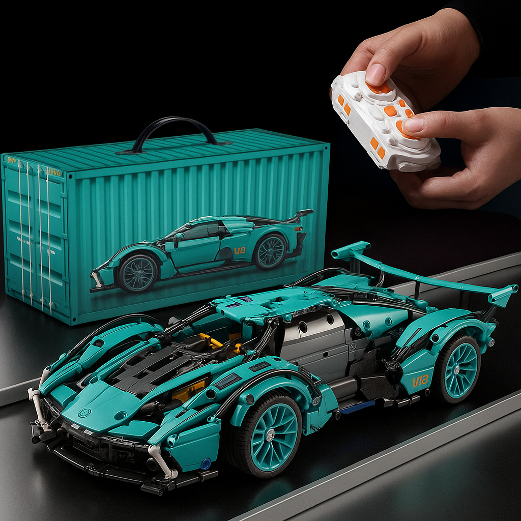 Concept Racing Sports Car Building Block Kit – 2023 (Supercar Model)