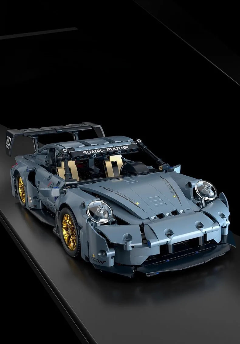 Technical Racing Sports Car Building Kit – 1:14 Supercar Model (1200+ pcs)