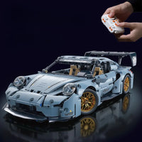 Technical Racing Sports Car Building Kit – 1:14 Supercar Model (1200+ pcs)