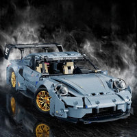 Technical Racing Sports Car Building Kit – 1:14 Supercar Model (1200+ pcs)