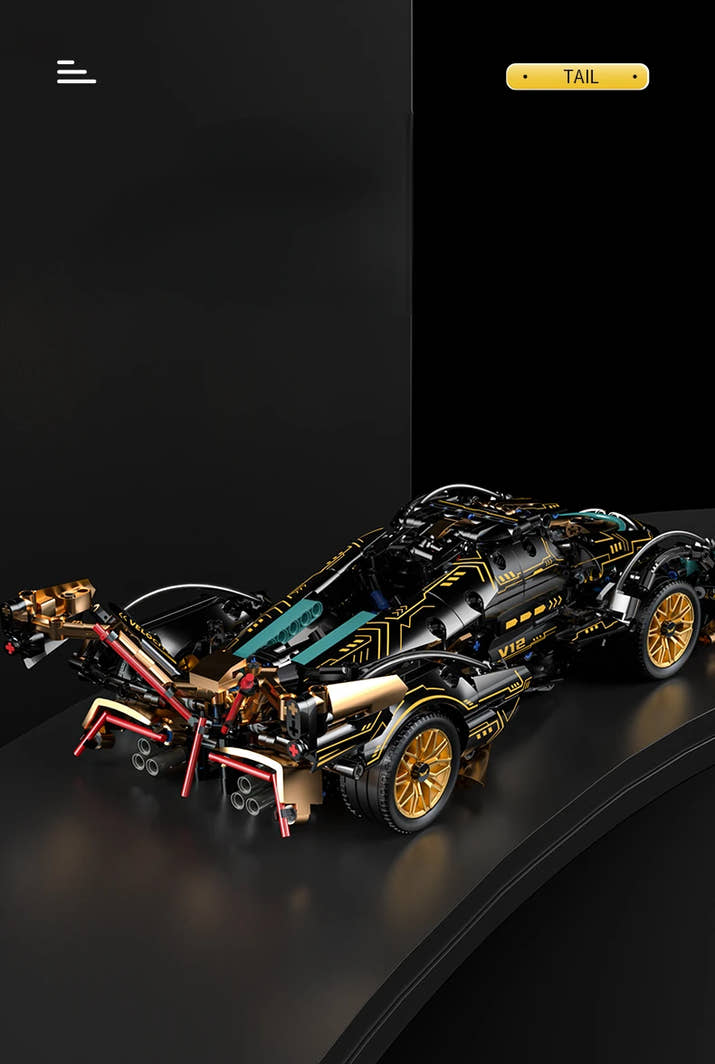 V12 Roadster — Supercar Building Kit
