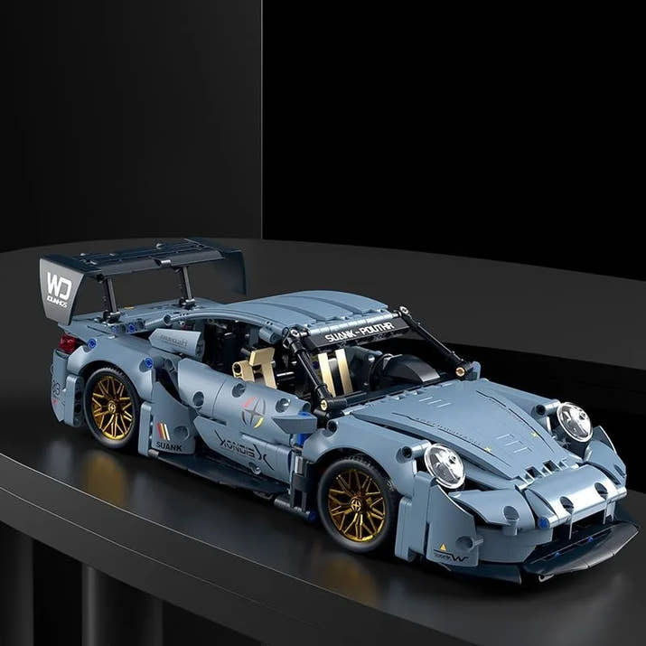 Technical Racing Sports Car Building Kit – 1:14 Supercar Model (1200+ pcs)
