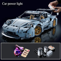 Technical Racing Sports Car Building Kit – 1:14 Supercar Model (1200+ pcs)