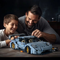 Technical Racing Sports Car Building Kit – 1:14 Supercar Model (1200+ pcs)