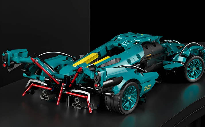 Blue V12 Roadster — Supercar Building Kit