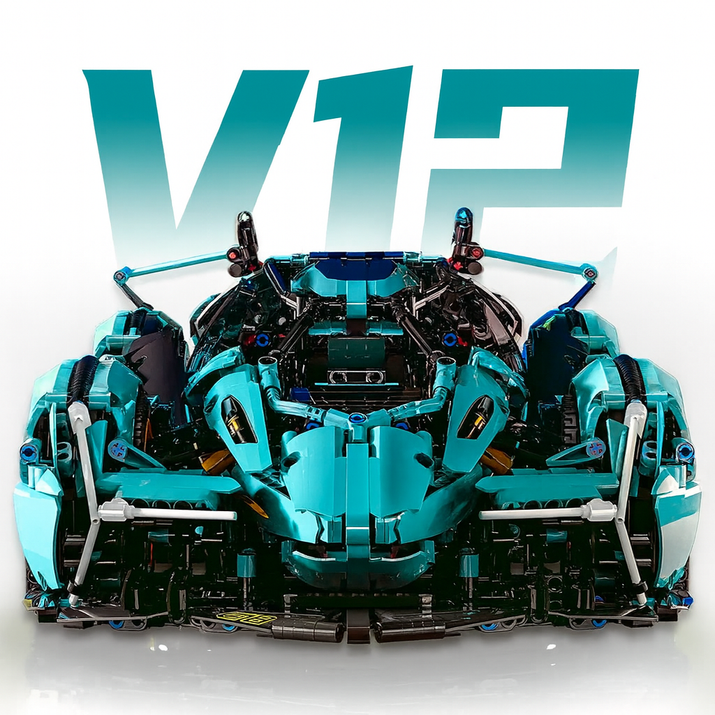 Concept Racing Sports Car Building Block Kit – 2023 (Supercar Model)